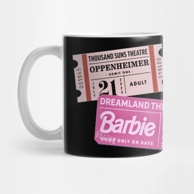 ticket oppenheimer and barbie by unknow user